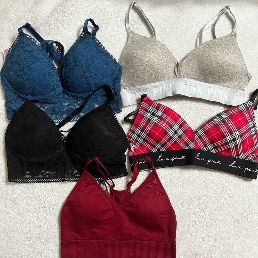 Victoria Secret Pink bras 32A/XS